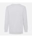 Fruit of the Loom Mens Classic Plain Drop Shoulder Sweatshirt (White) - UTPC4435