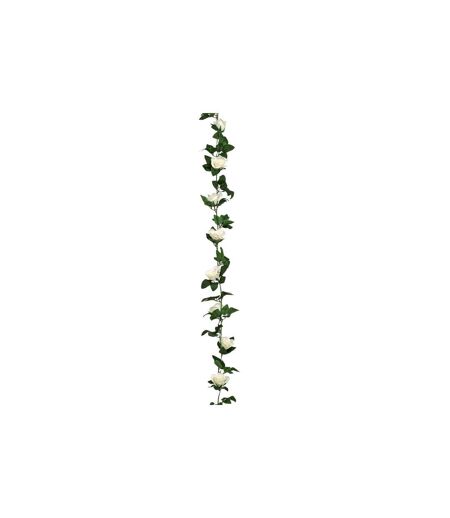 Guirlande Artificielle de Roses Naki 230cm Blanc
