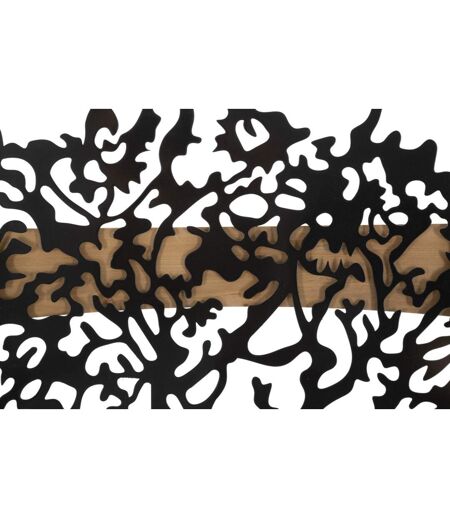 Déco Murale Encadrée Arbre 176cm Naturel & Noir