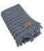 Serviette de toilette coton collection DENIM A rayures-1