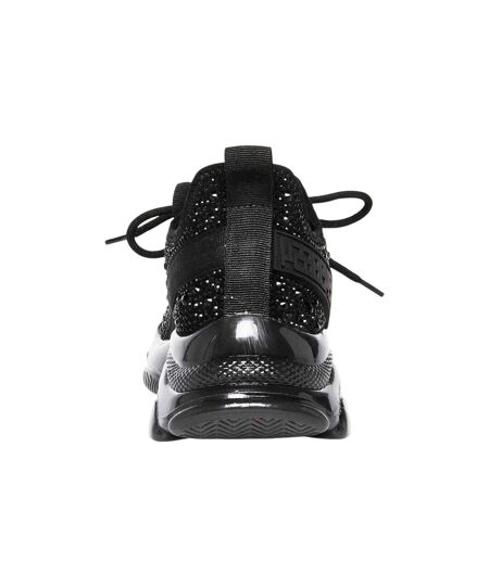 Baskets Motif/style Embelli Maxima-r Femme Noir Steve Madden