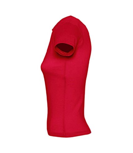 SOLS - T-shirt à manches courtes - Femme (Rouge) - UTPC289