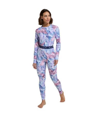 Legging Thermique Piste Femme Rose Clair Animal