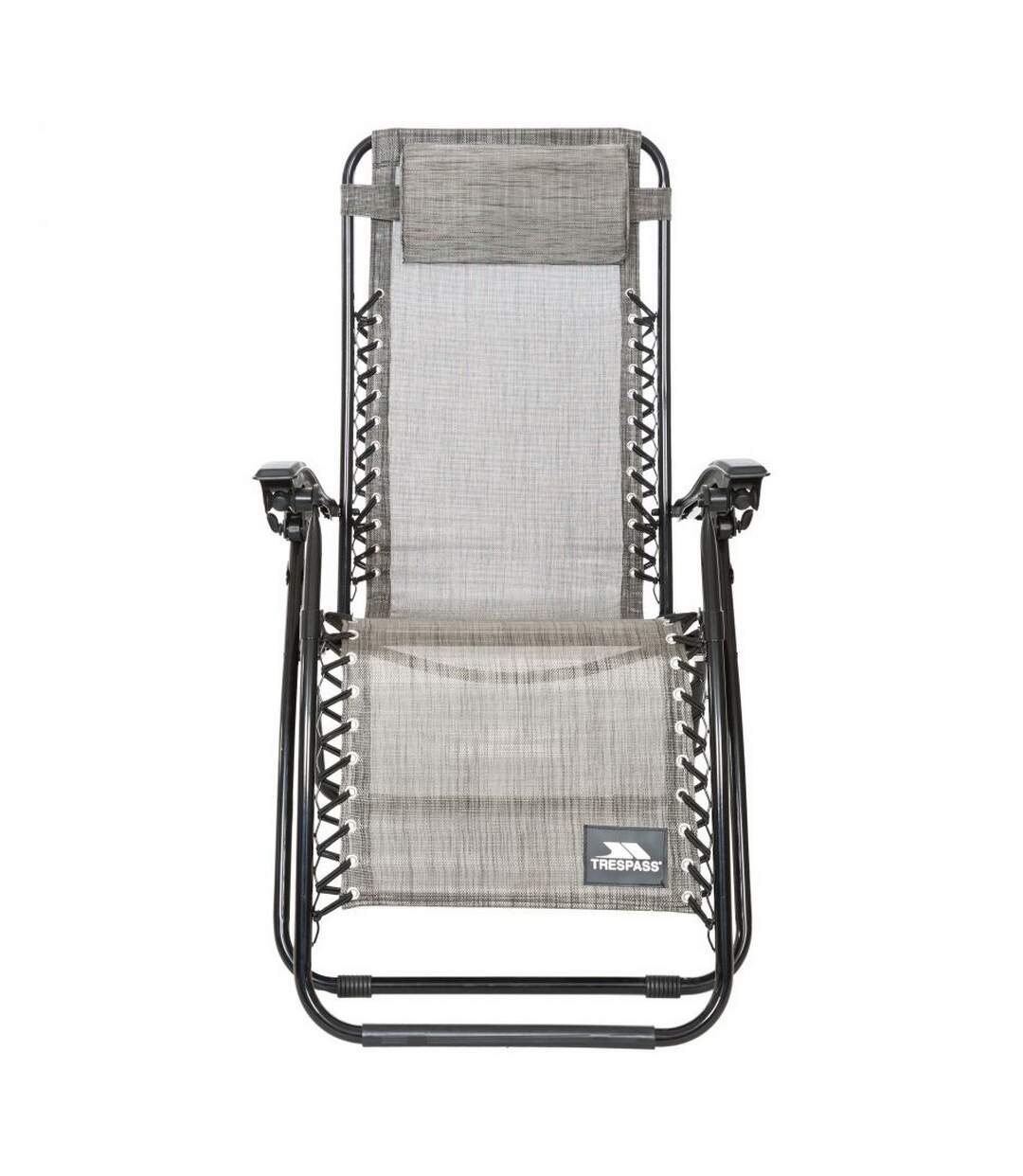 Glenesk folding garden chair one size grey marl Trespass