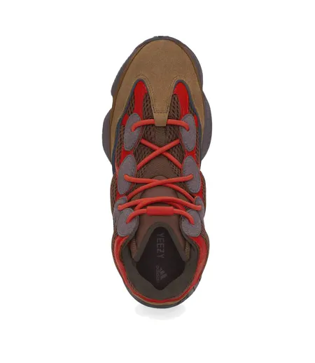 Baskets Montantes Homme Rouge Bordeaux Yeezy
