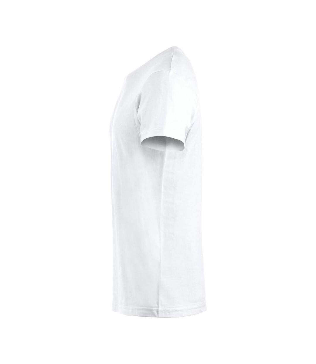 Mens Basic T-shirt White Clique-3