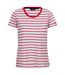 Regatta - T-shirt FILANDRA - Femme (Rouge vif / Blanc) - UTRG9954