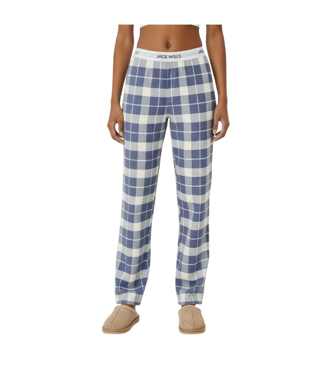 Womens/ladies Flannel Checked Pyjama Bottoms Folkstone Jack Wills-4