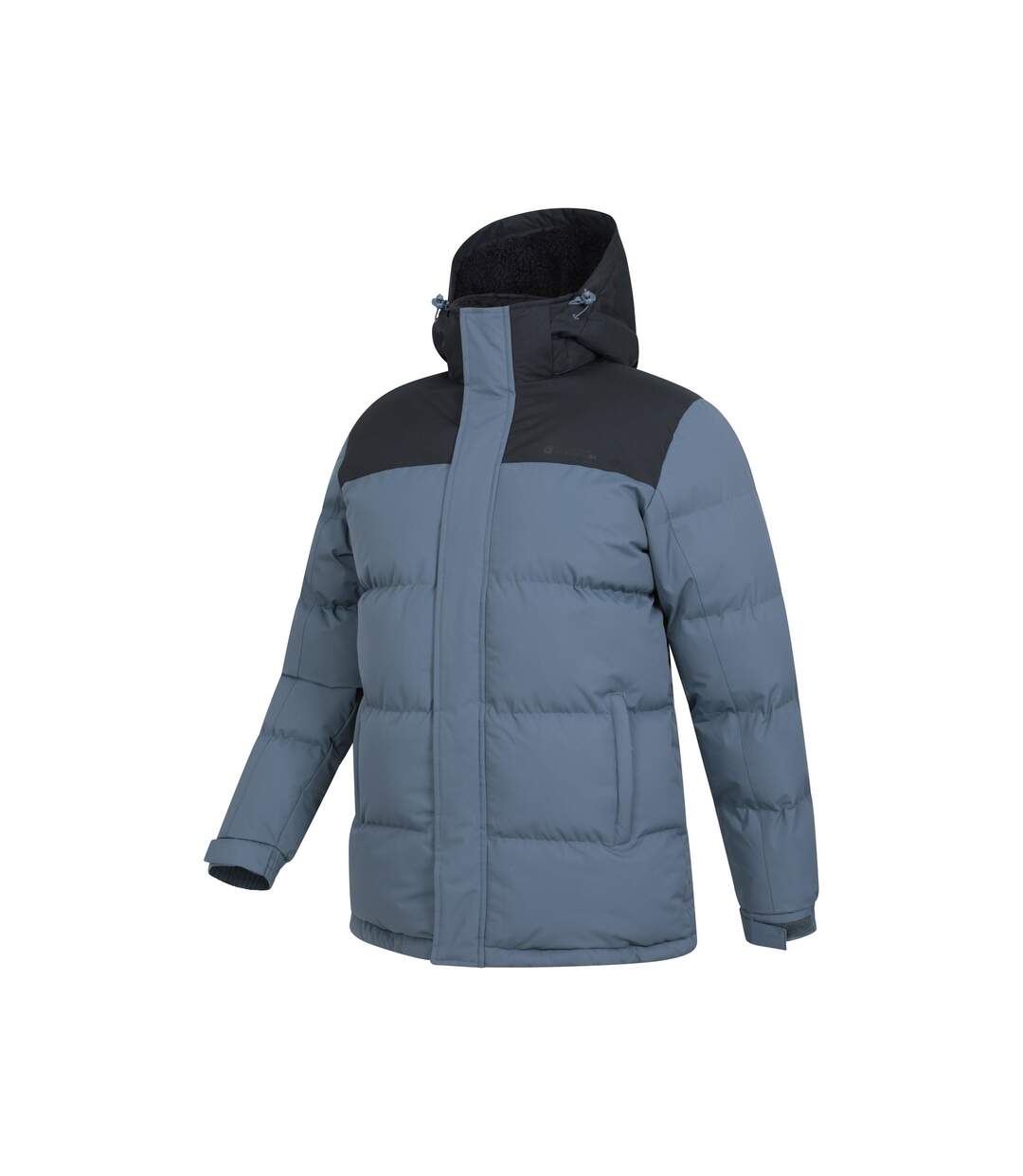 Mens snow borg lined padded jacket grey Mountain Warehouse