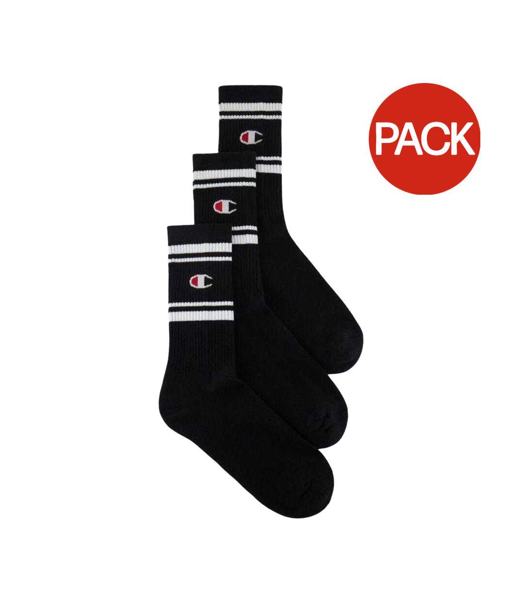 Chaussettes Adulte Noir Champion-1