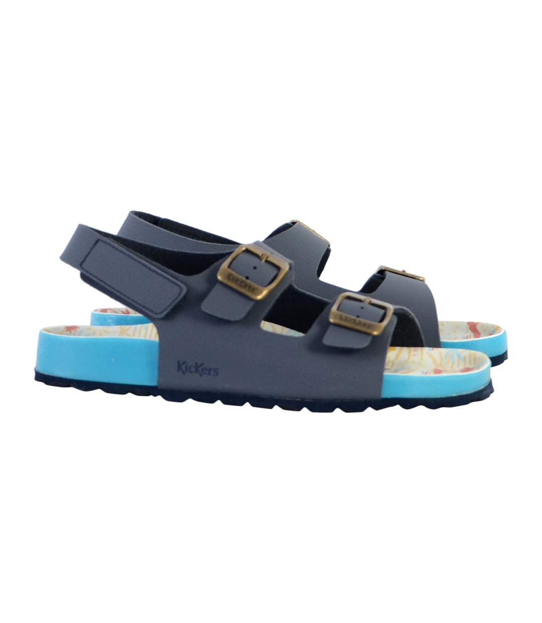 Mules à Scratch Plate Enfant Kickers Sunyva-3