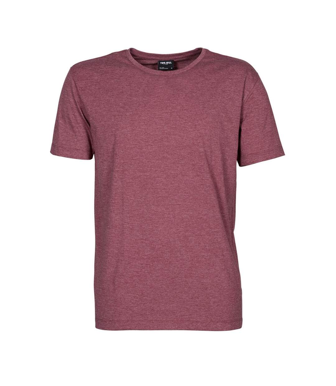 Tee Jays Mens Urban Short Sleeve Melange T-Shirt (Wine Melange) - UTBC3816