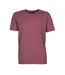 Tee Jays Mens Urban Short Sleeve Melange T-Shirt (Wine Melange) - UTBC3816