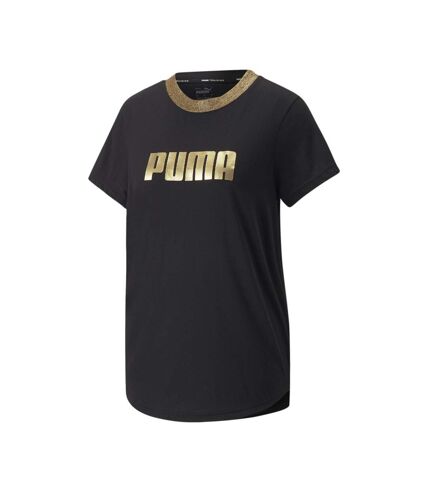 T-shirt Noir Femme Puma Deco Glam