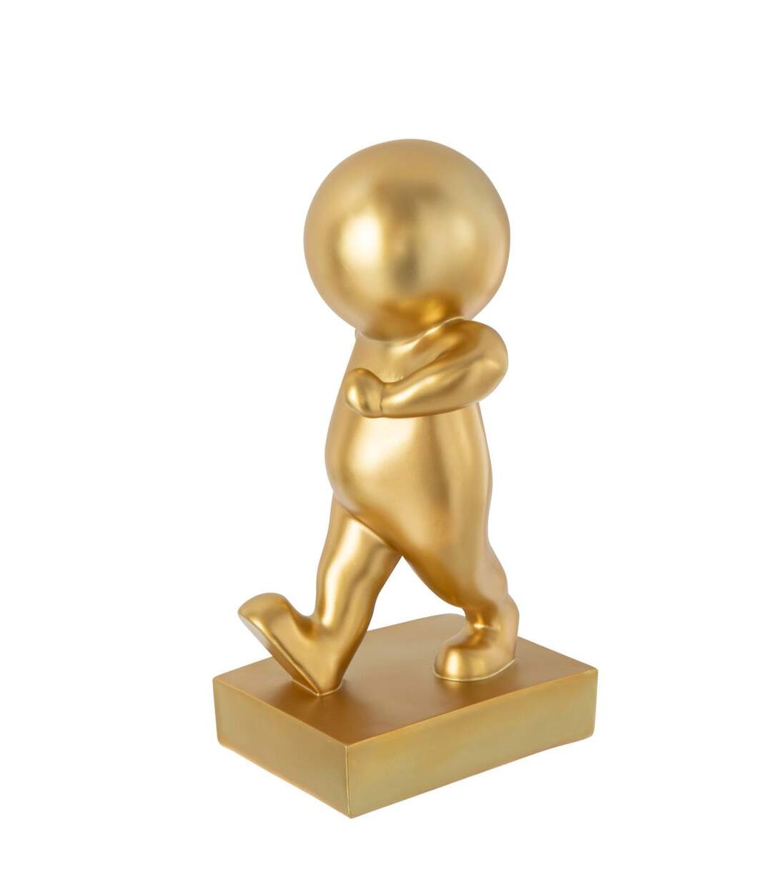 Statuette Marcel Promenade Dannie 46cm Doré-3