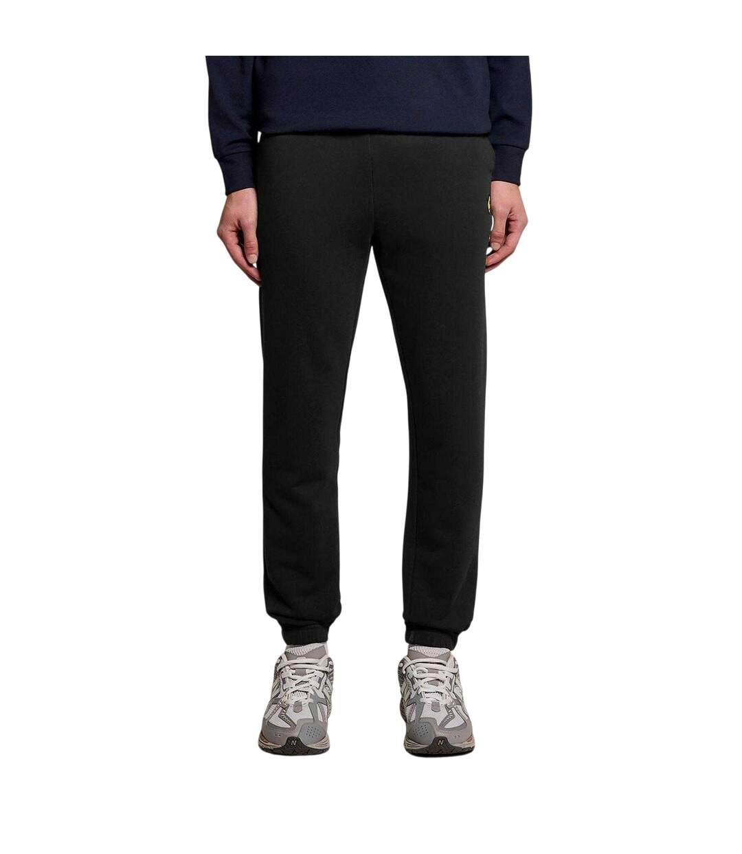 Pantalon De Jogging Uni À Taille Élastiquée Homme Noir Lyle & Scott-2