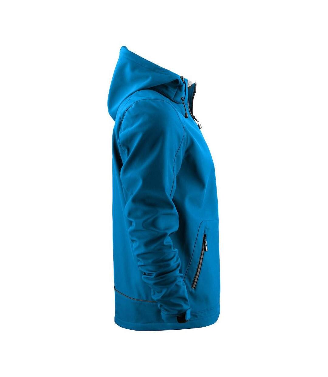 Mens Karting Soft Shell Jacket Ocean Blue Printer-4