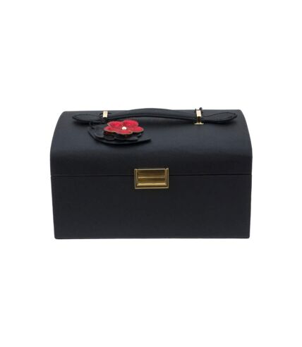 Davidts - Coffret à bijoux Flower - noir/rouge - 8770