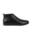 Mens Elgan Leather Flat Boots Black Firetrap-1