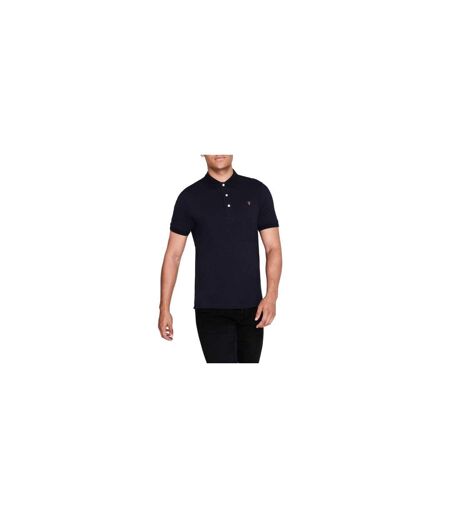 Polo Manches Courtes Homme Vrai Bleu Marine Farah