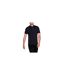 Polo Manches Courtes Homme Vrai Bleu Marine Farah-1