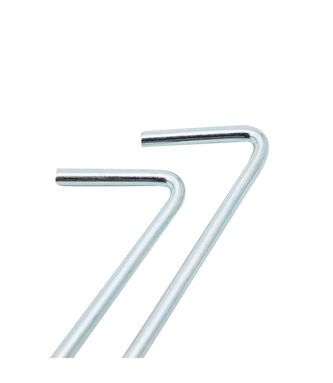7 Piquets De Tente En Acier Taille Unique Argent Regatta-3