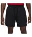Mens Air Jordan Woven Shorts Black White Nike-2