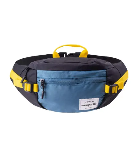 Gomeisa 2l Hip Bag One Size Blue Black Yellow Iguana