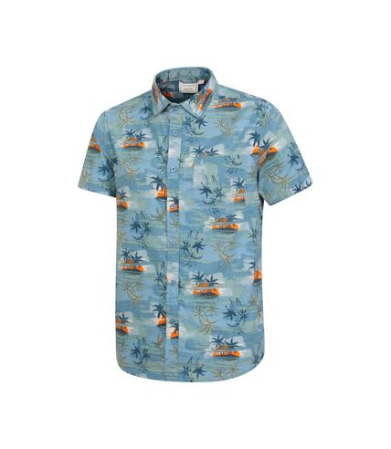 Mountain Warehouse Mens Tropical Shirt (Bright Blue) - UTMW3060
