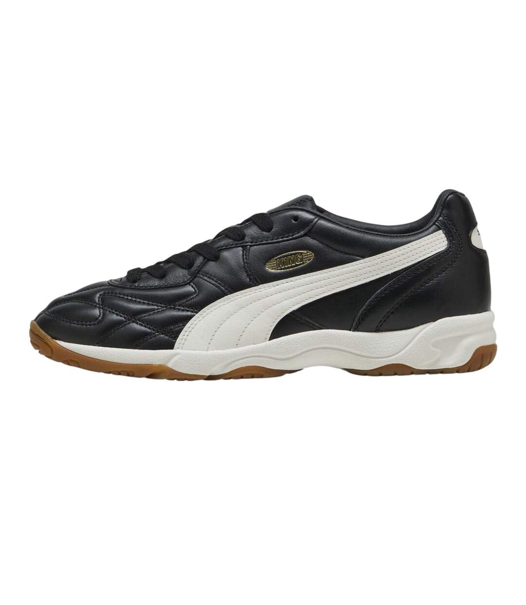 Mens King Indoor Football Trainers Black White Puma-2