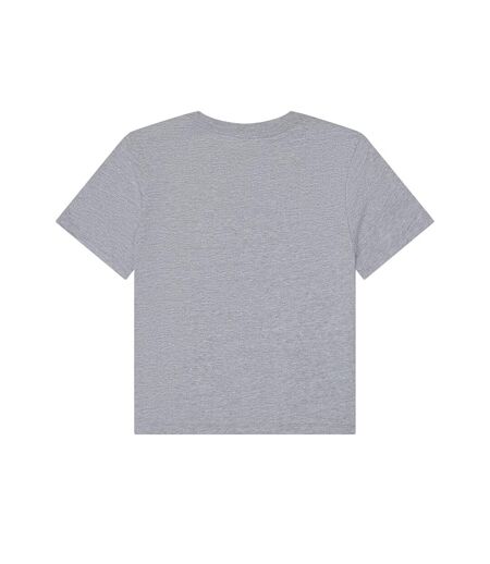 T-shirt Femme Gris Clair Chiné Bella + Canvas