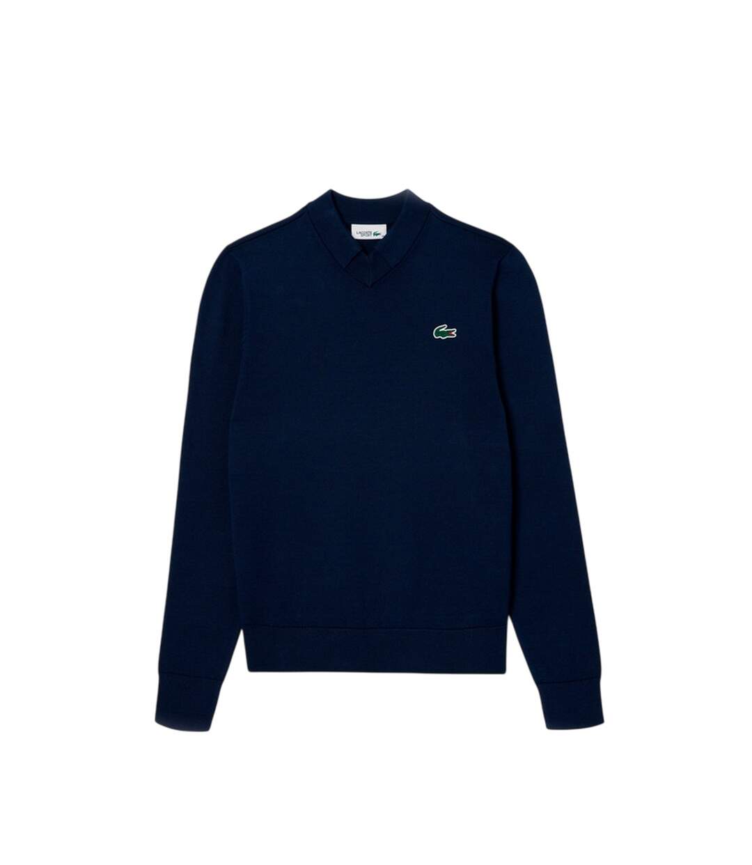 Sweat Manches Longues Motif/style Logo Brodé Femme Bleu Marine Lacoste-2