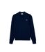 Sweat Manches Longues Motif/style Logo Brodé Femme Bleu Marine Lacoste-2