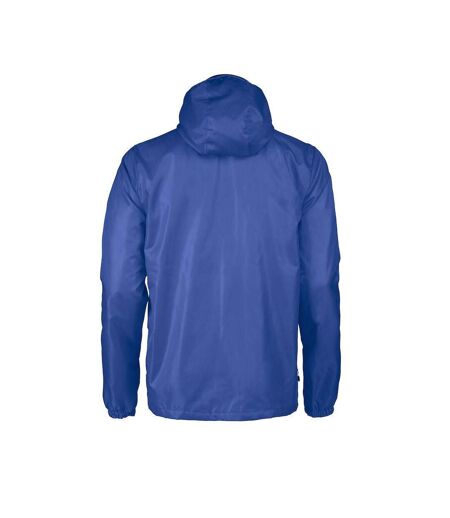 Mens Fastplant Waterproof Jacket Blue Printer RED