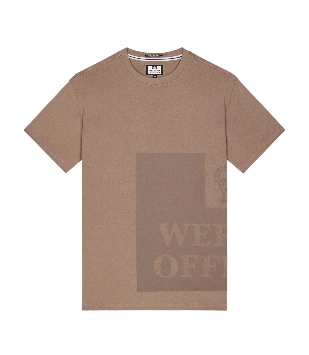 T-shirt Motif/style Prison Tonal Ryan Homme Marron Weekend Offender-2