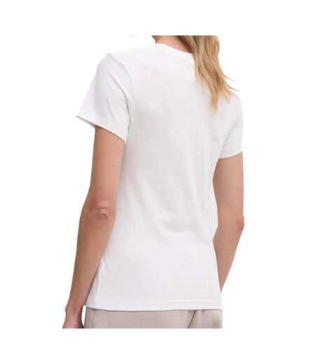 T-shirt blanc femme calvin klein jeans institutional - l