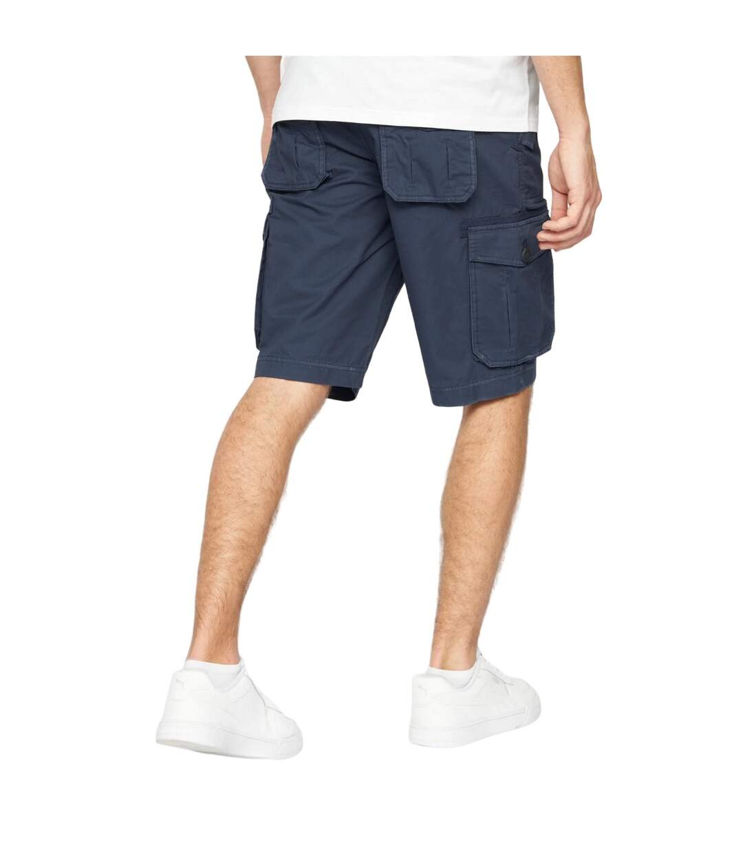 Short À Poches Kyron Homme Bleu Marine Crosshatch-2