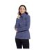 Womens/ladies Snowdon Melange Fleece Top Dark Blue Mountain Warehouse-1