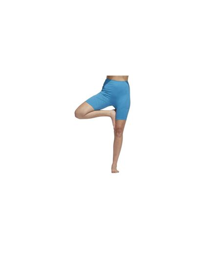 Womens/ladies Fitness Shorts Blue Adidas