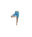 Womens/ladies Fitness Shorts Blue Adidas-1
