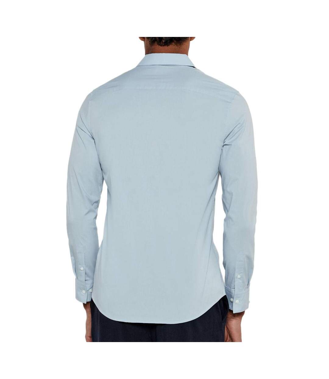 Chemise bleu clair homme calvin klein jeans solid-2