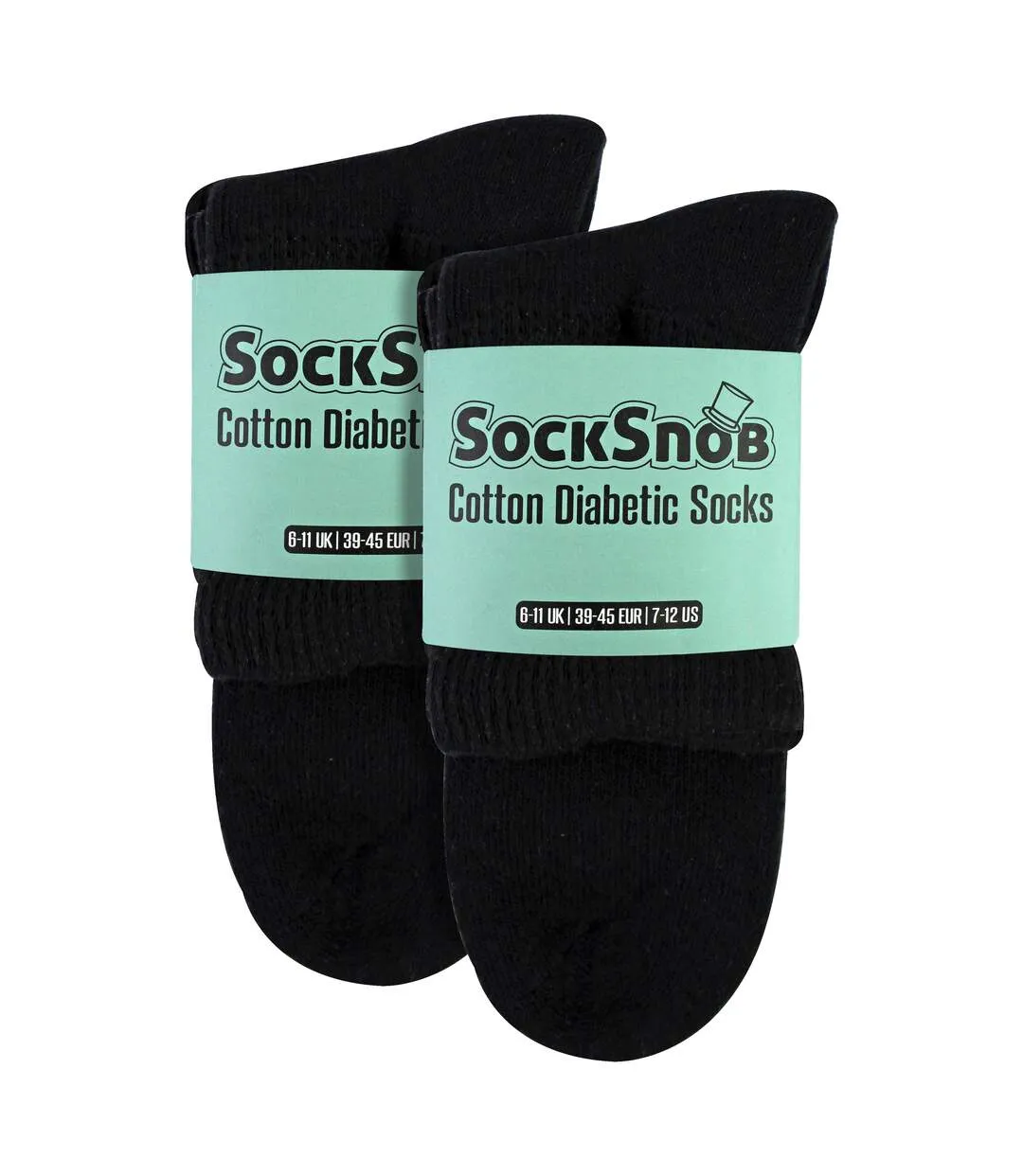 6 Pack Mens Ankle Diabetic Socks Cotton Rich Breathable Everyday Socks-1