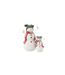 Bonhomme de Neige Déco Oiseaux 27cm Multicolore-2