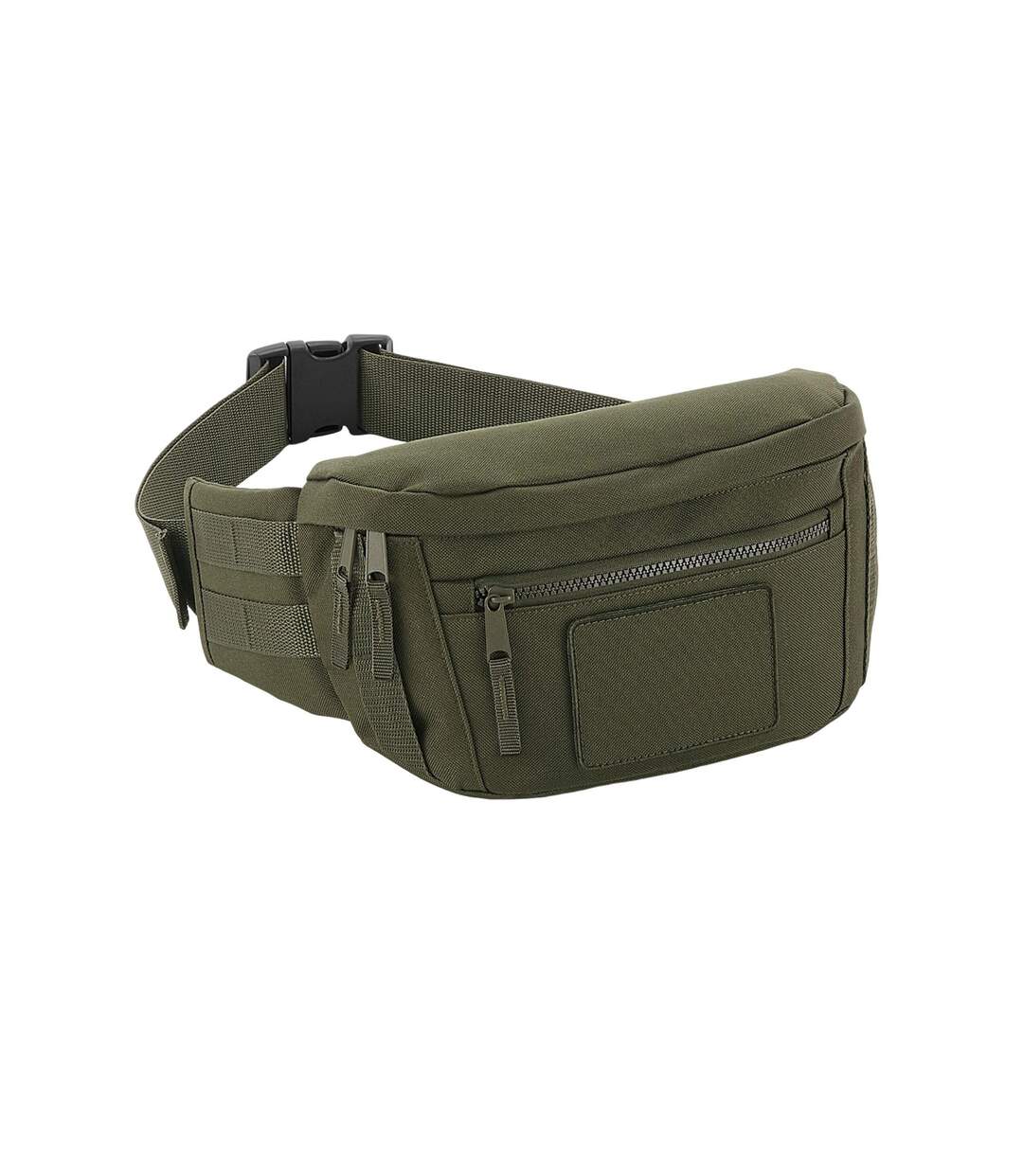 Sac Banane Molle Utility Taille Unique Vert Kaki Bagbase-1
