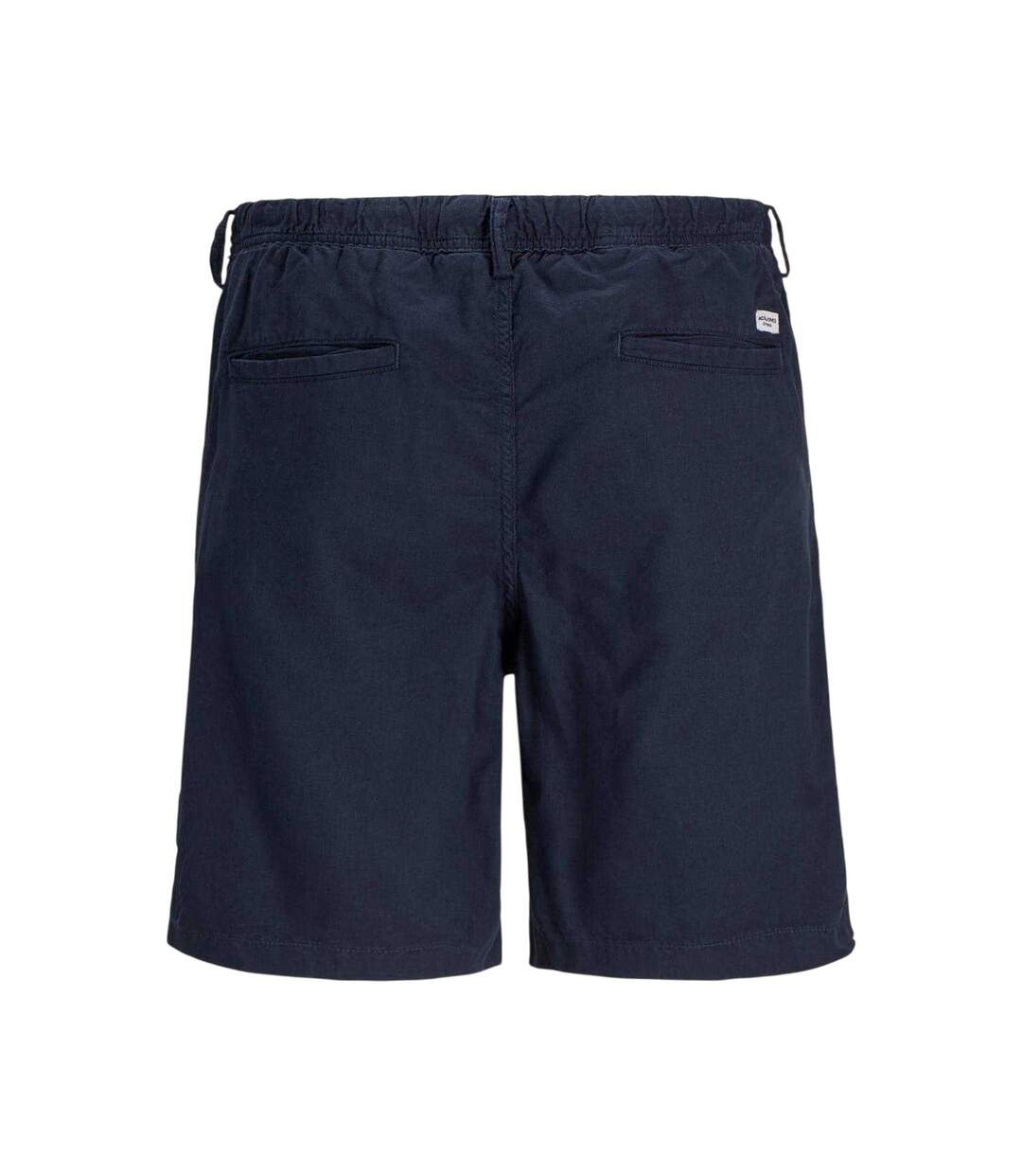 Mens Linen Blend Shorts Dark Navy Jack And Jones-2
