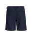 Mens Linen Blend Shorts Dark Navy Jack And Jones-2