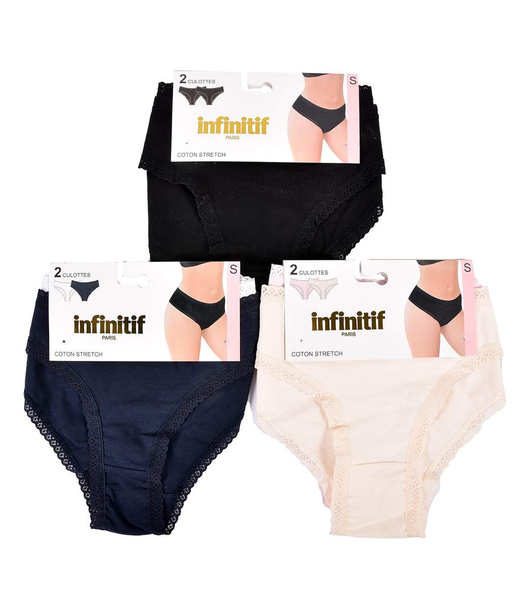 Culottes Femme INFINITIF 6 Pcs 0408-4
