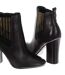 Women's round toe heeled ankle boots FLLUN3LEA10