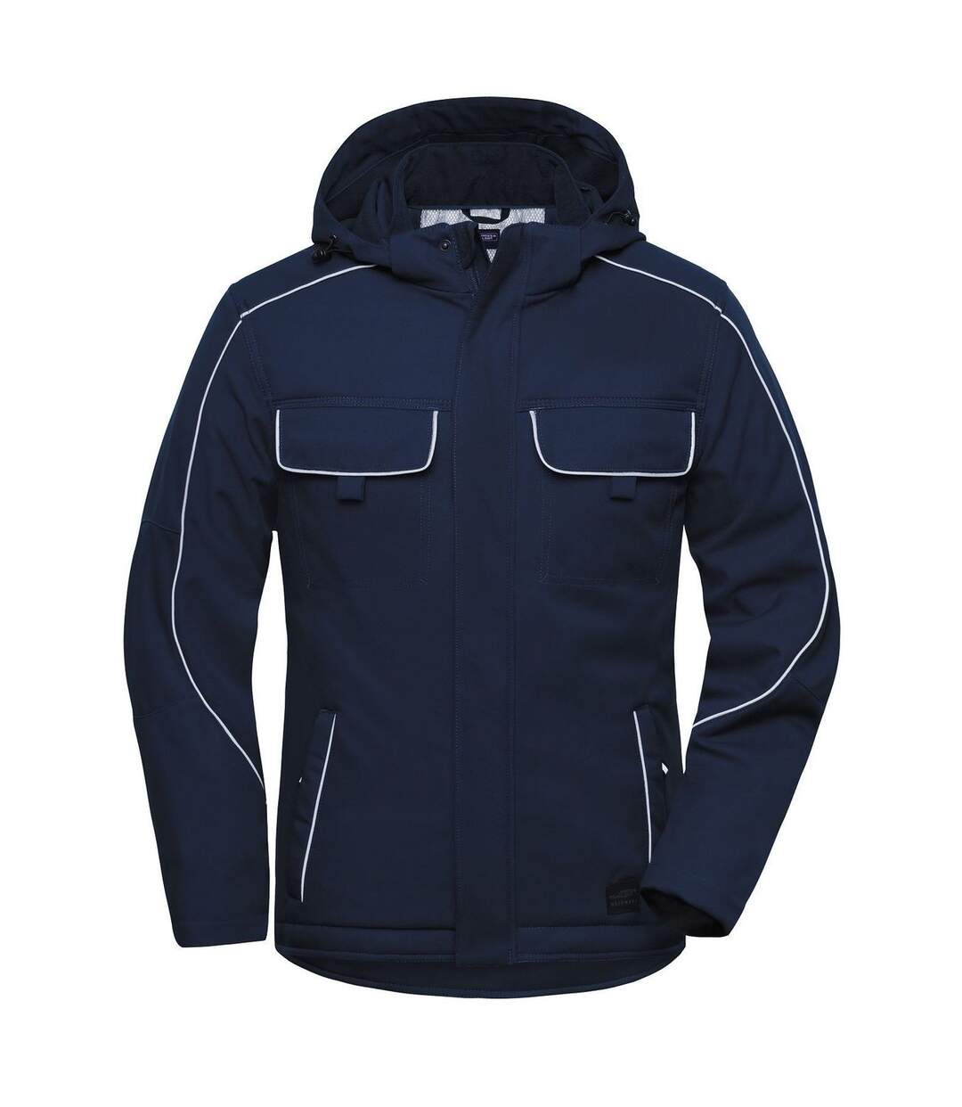 Veste blouson de travail rembourrée softshell - JN886 - bleu marine