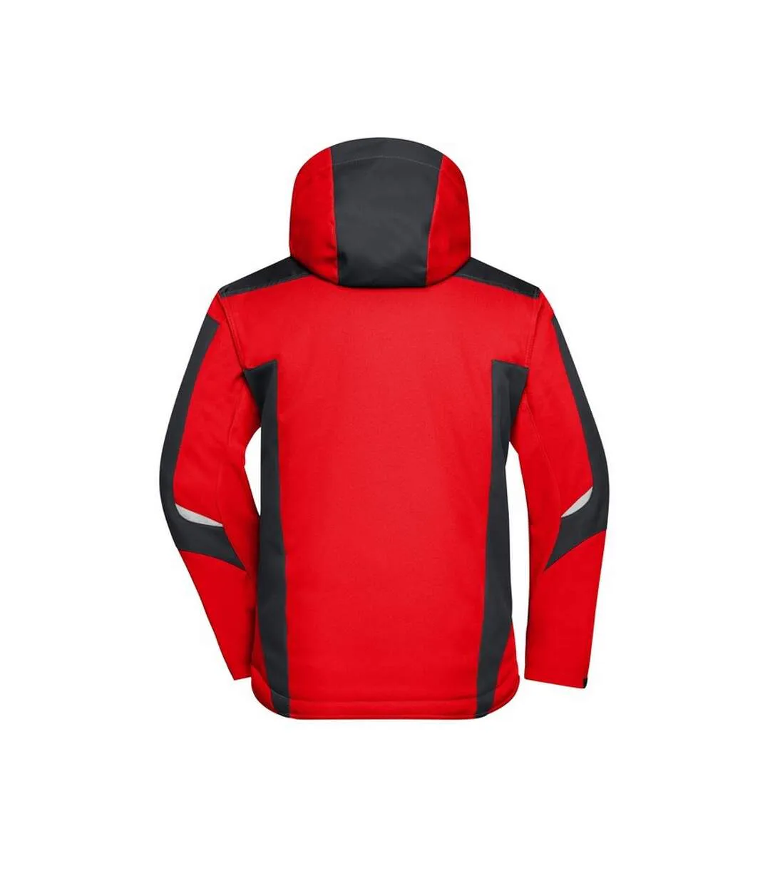 Veste Softshell Craftsmen Adulte Rouge Noir James And Nicholson-2